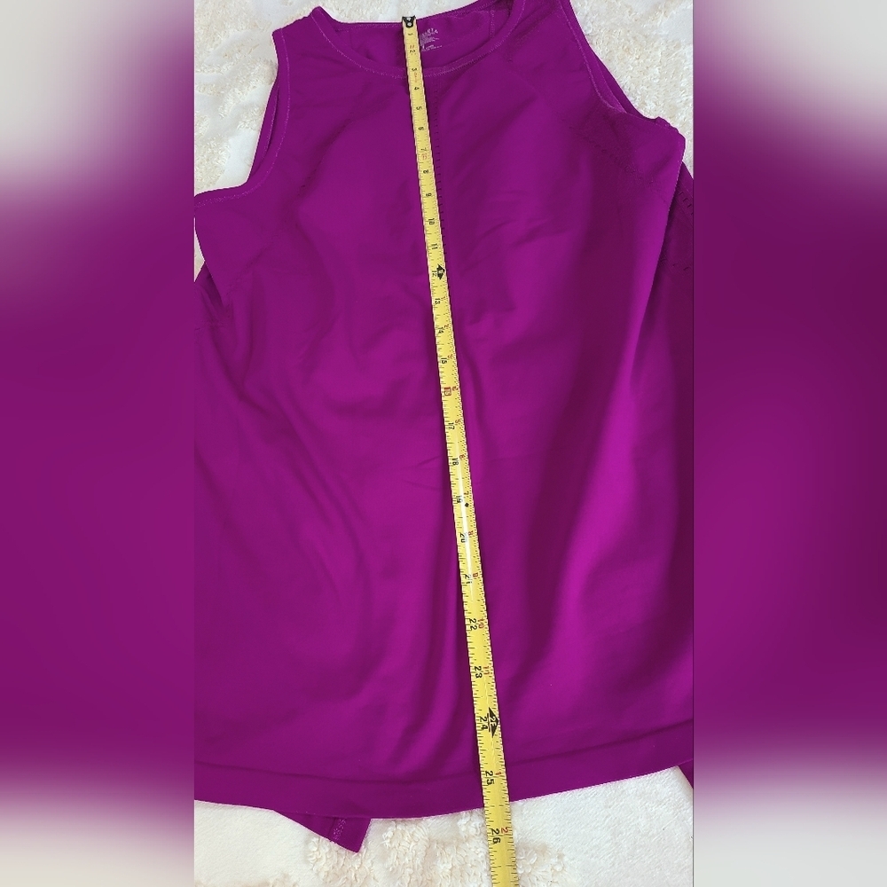 Athleta Purple Eyelet Slit Tunic Size S - Picture 8 of 8